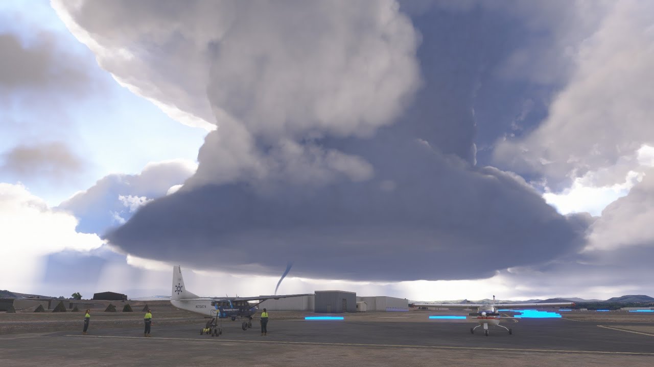 Scientific Research Mission🌪 🛫Tornado Intercept  Microsoft Programmed a TORNADO & couldn't program..
