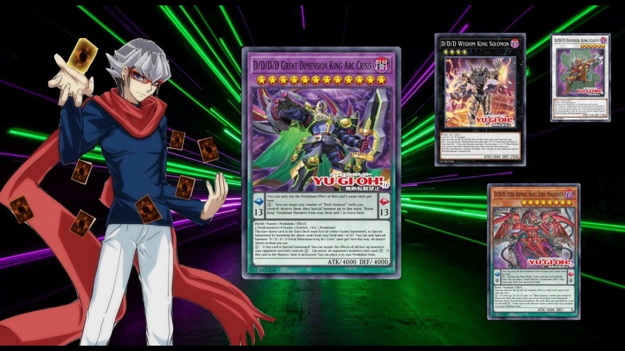 (Ygopro MDPRO3 ) DDD deck ,Doom of Dimensions,D/D/D/D Great Dimension King Arc Crisis
