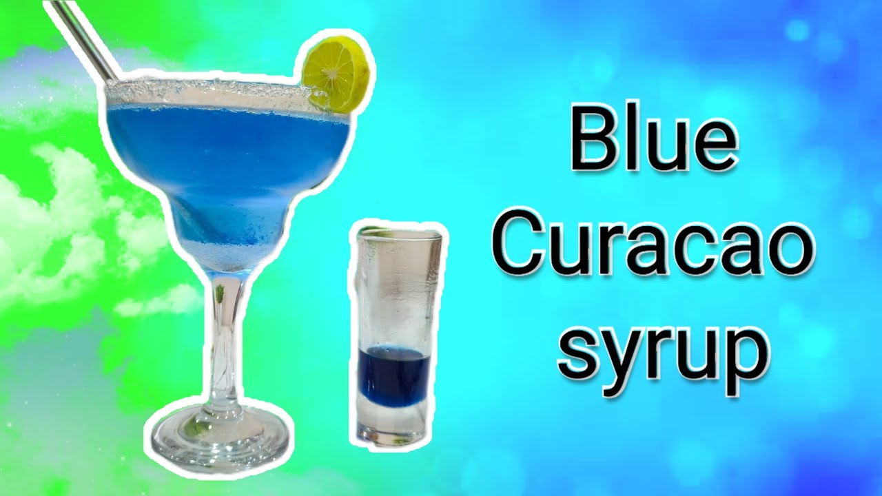 Making Blue Curacao syrup at home 