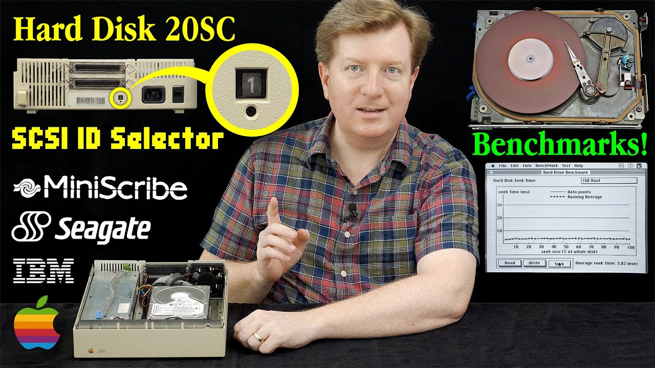 Apple HD20SC SCSI ID Selector & Benchmarks