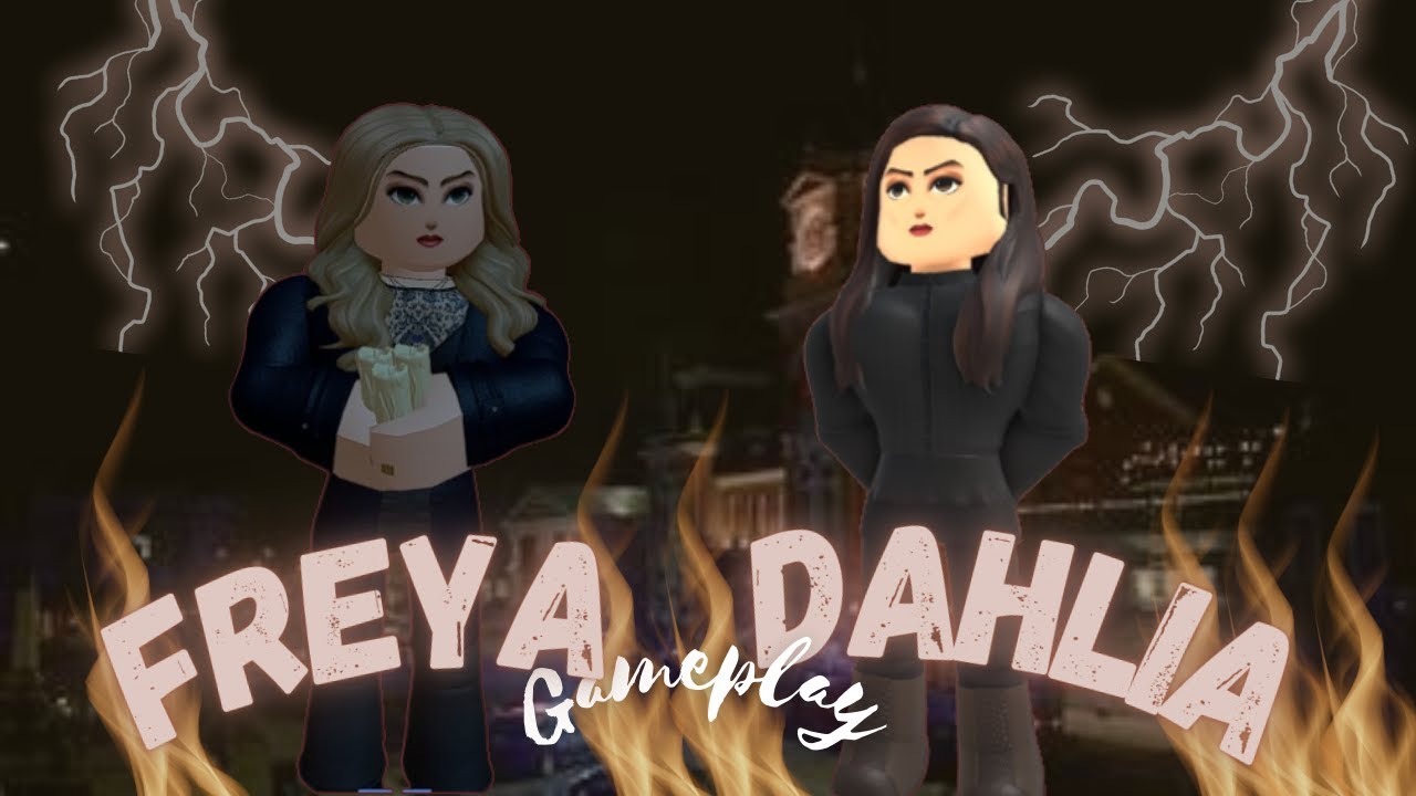 FREYA & DAHLIA double gameplay - TVO - The Vampire Origins - [Roblox]