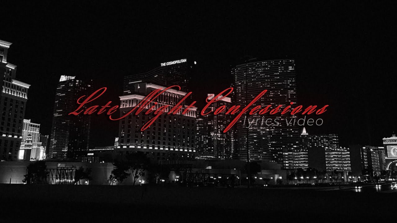 Late Night Confessions (Slowed + Reverb) - Reed Wonder, Aurora Olivas | Lyrics Video 🌙