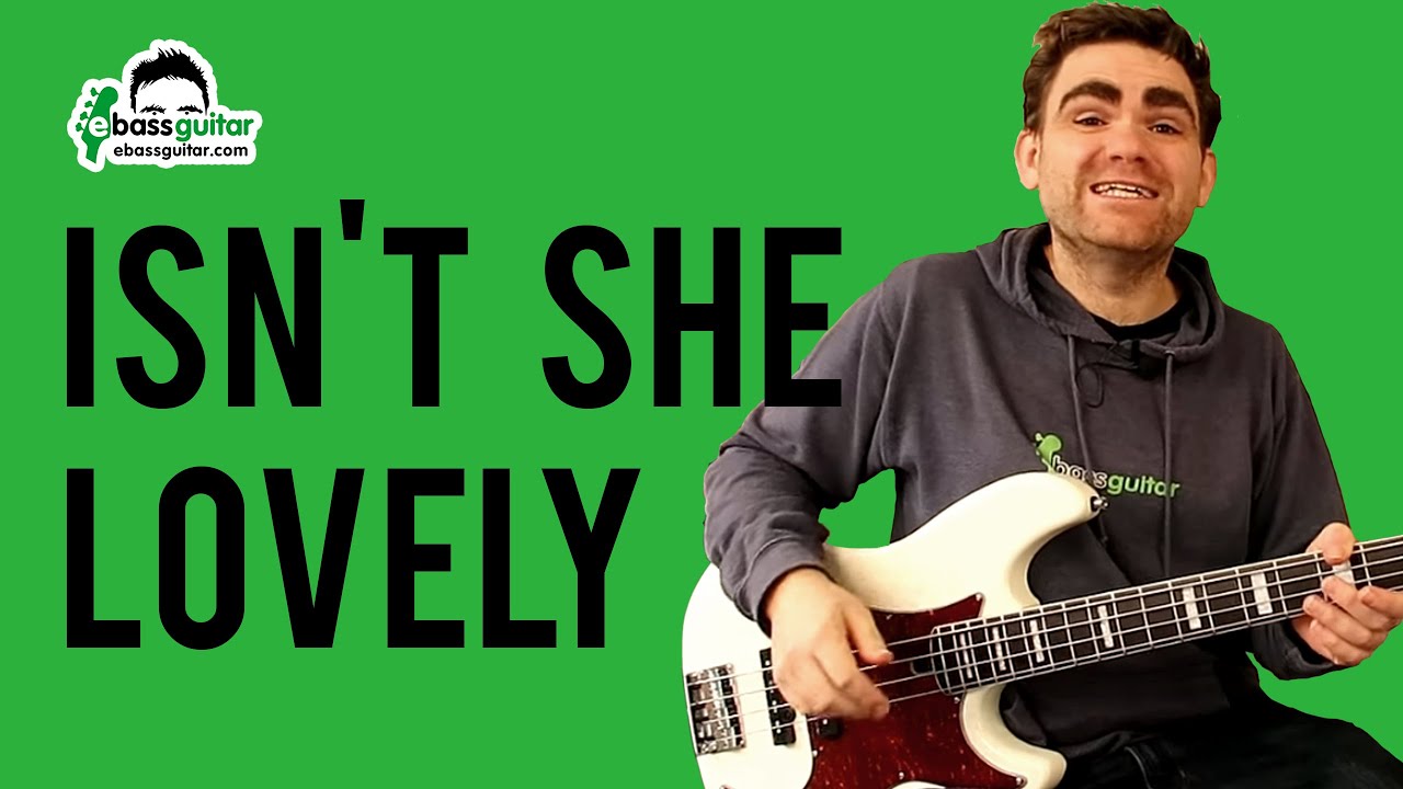 Isn't She Lovely - Beginner Bass Guitar Lesson