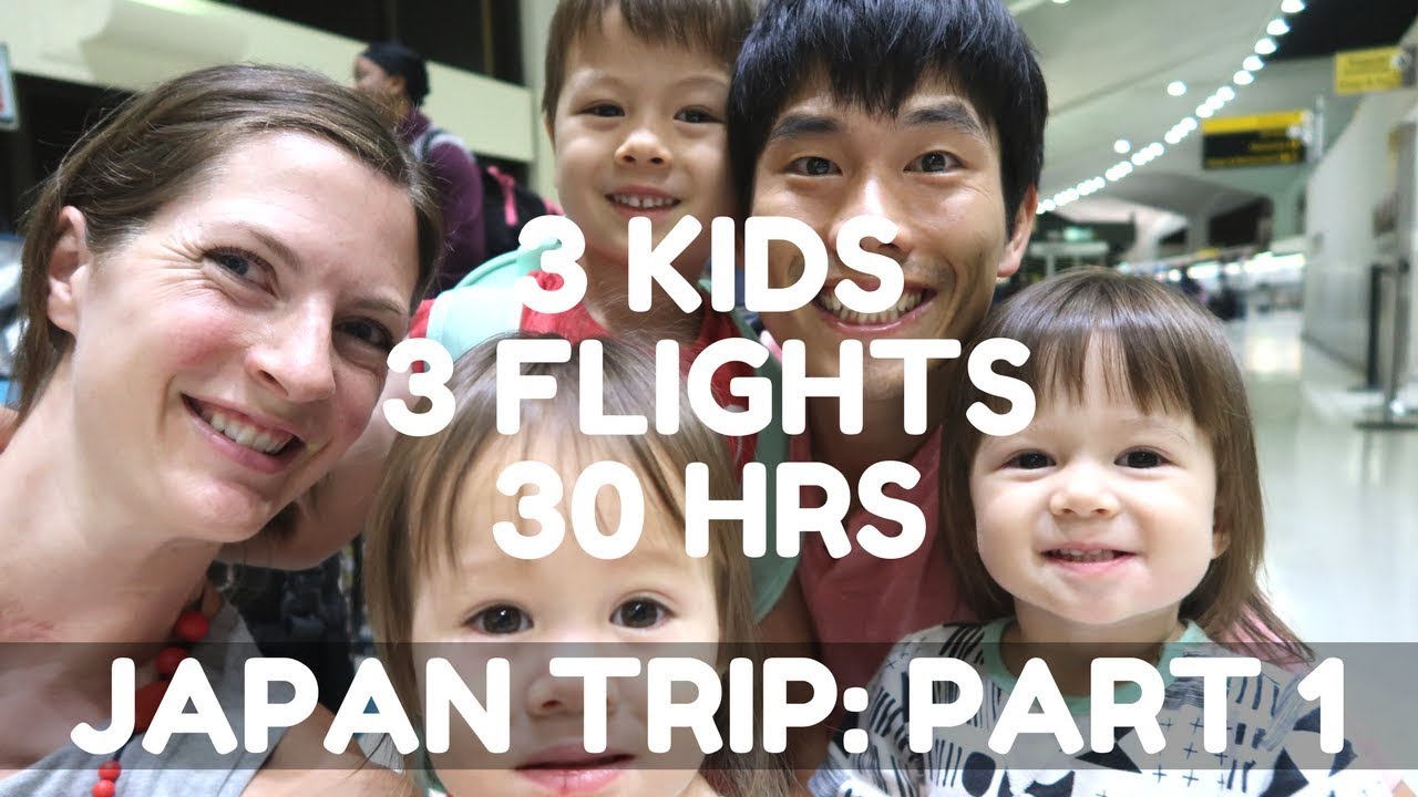 Japan Trip Part 1: 30 Hour Journey to Japan with 3 Kids