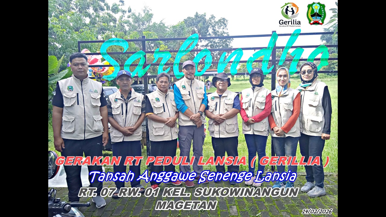 GERAKAN RT PEDULI LANSIA RT.07 RW.01, KEL. SUKOWINANGUN KAB. MAGETAN ( SEKSI 2 )