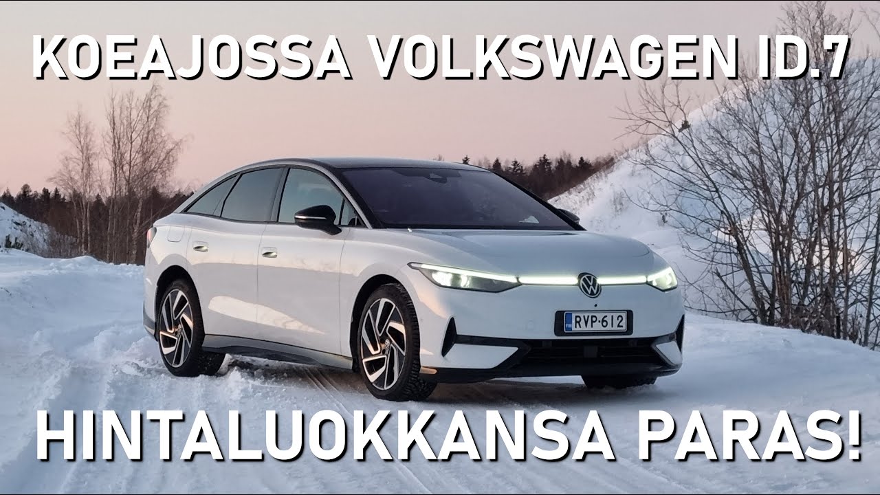 Koeajossa Volkswagen ID.7 - Paras hintaluokassaan