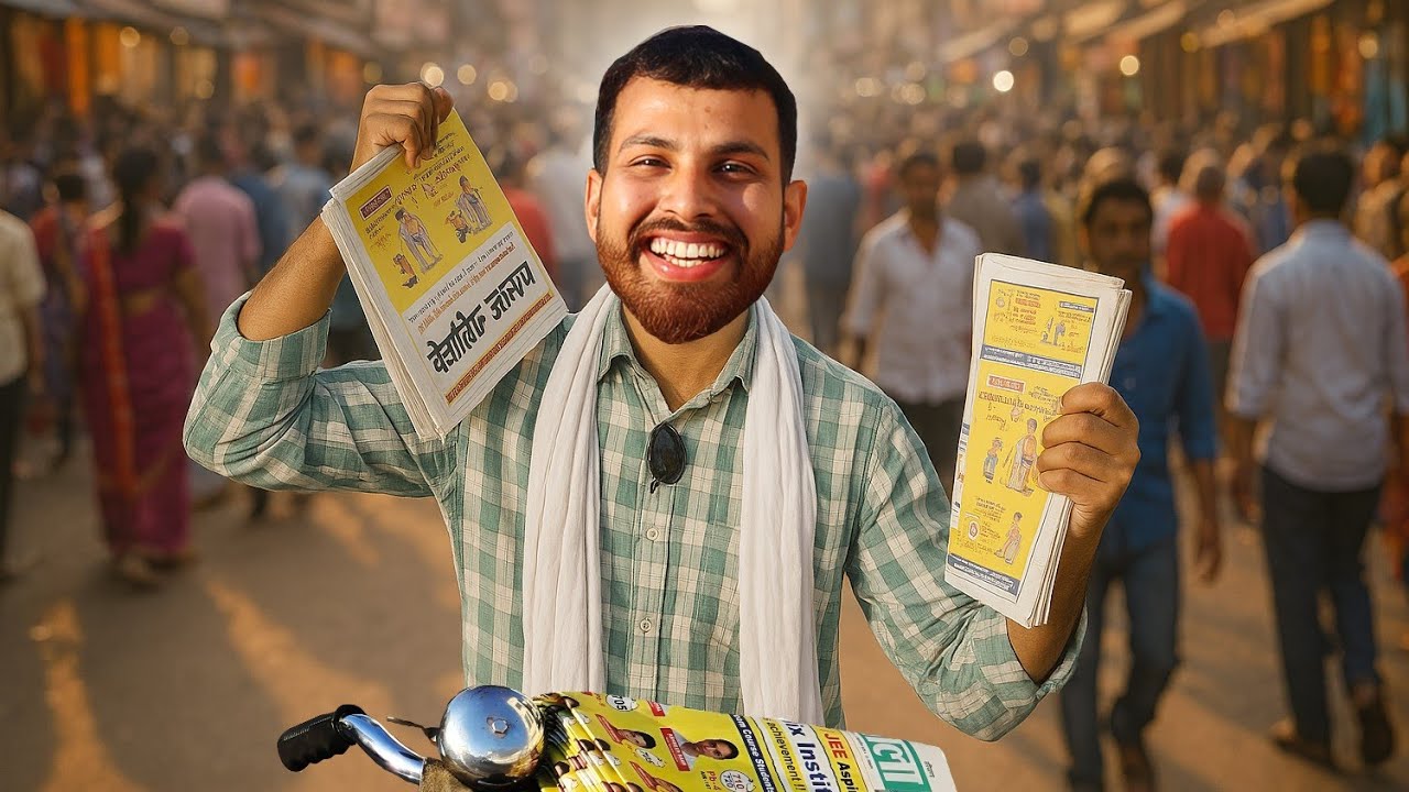I Became a Newspaper Hawker for a Day | ₹1 Lakh Challenge – Part 15