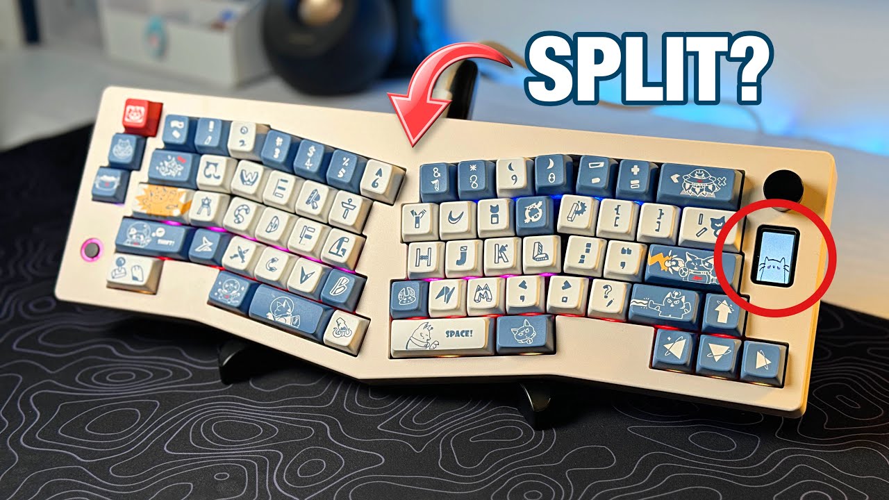 CIDOO ABM066 Alice Split Keyboard With A Screen Review