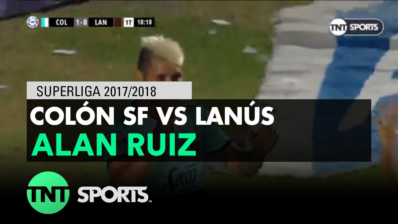 Alan Ruiz (1-0) Col&oacute;n vs Lan&uacute;s | Fecha 20 - Superliga Argentina 2017/2018