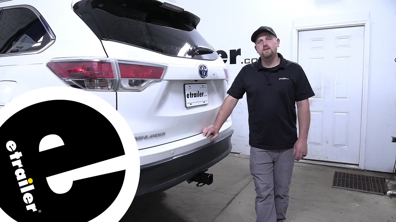 etrailer | Installation: Curt Trailer Hitch Receiver on a 2015 Toyota Highlander