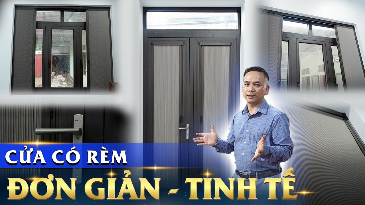 CỬA NHÔM XINGFA LẮP RÈM CHỐNG NÓNG | GIẢI PHÁP TIẾT KIỆM CHI PHÍ CHO CHỦ NHÀ | CỬA NHÔM TOPVIS