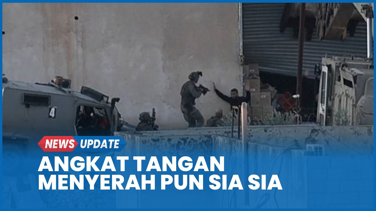 Dua Pria Palestina Ditembak Tentara IDF Saat Angkat Tangan Menyerah