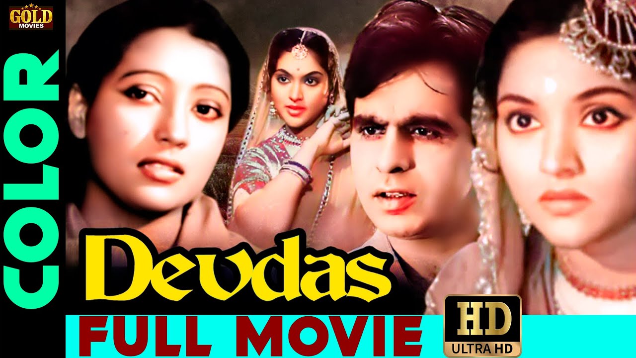 Devdas (1955) Super Hit Classic Movie HD | देवदास | Dilip Kumar, Vyjayanthimala | Color.