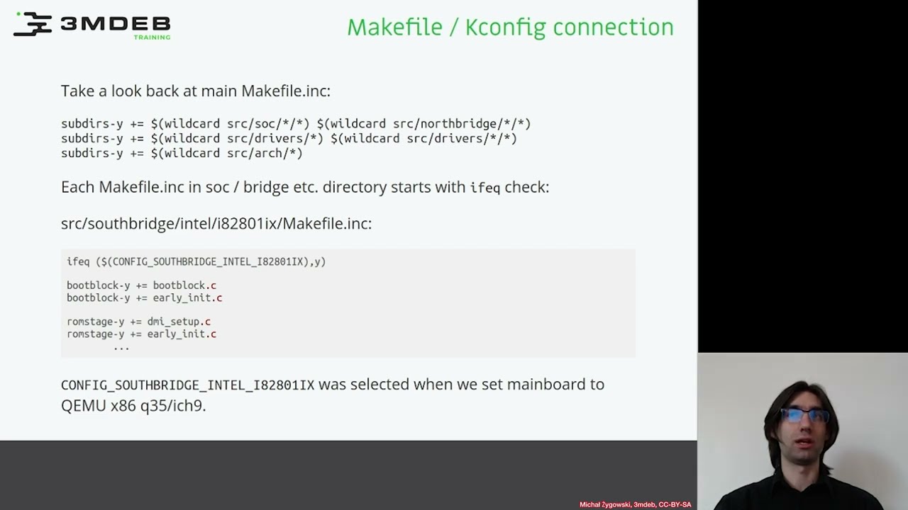 Arch4031 03 coreboot Building 07 Makefile Kconfig Connection