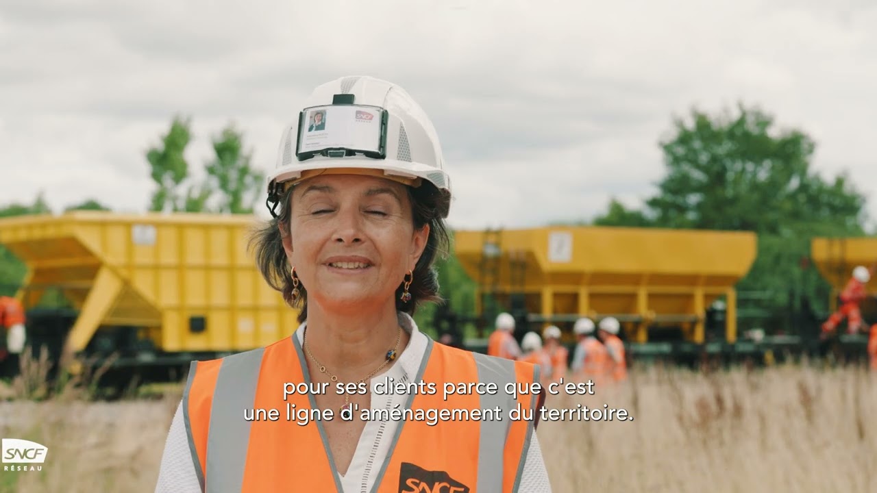 Visite du chantier de régénération de la ligne du Blanc-Argent