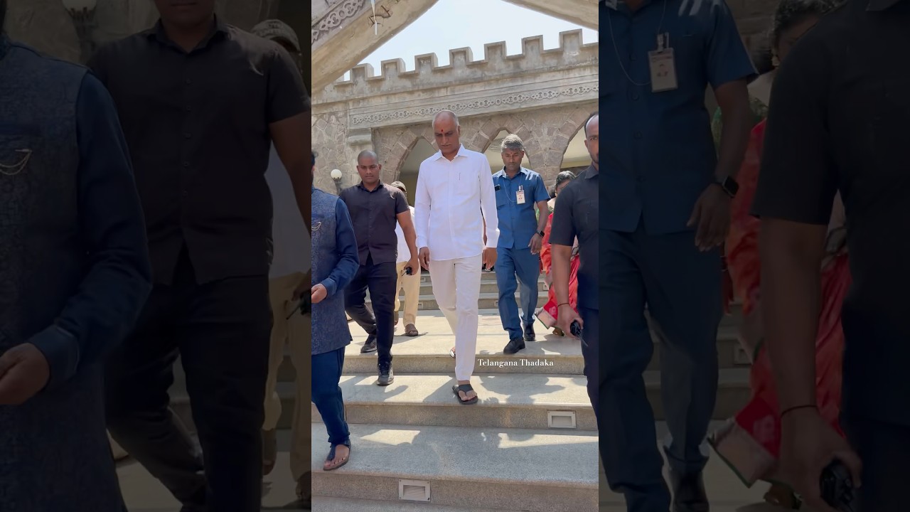 MLA Harish Rao Entry #shorts #ytshorts #harishrao #brs #trs #trsparty #kcr #ktr #kavitha #trending