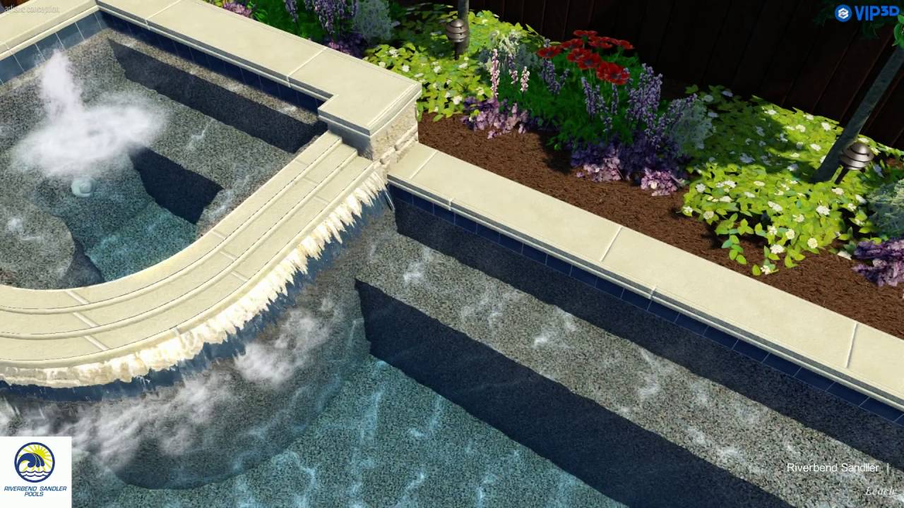 Plano Pool Builders | Classic Design with Water Feature Wall