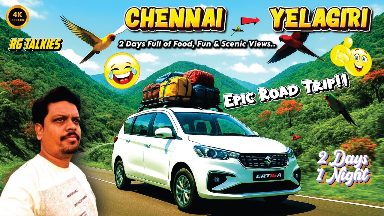 Weekend Road Trip to Yelagiri 🚗 | Chennai to Yelagiri | Food, Fun & Temple Bliss @rgtalkies
