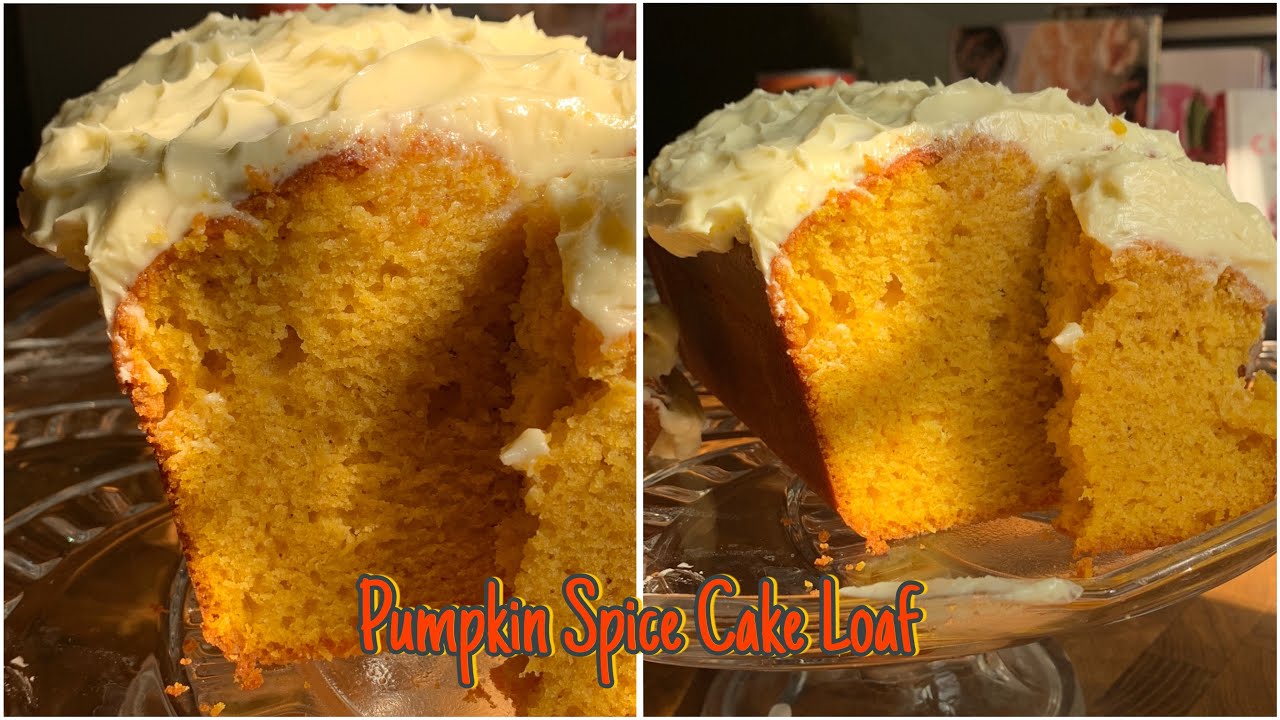 ‏Pumpkin Bread Cream Cheese Frosting | كيكة اليقطين مع كريمة الجبن