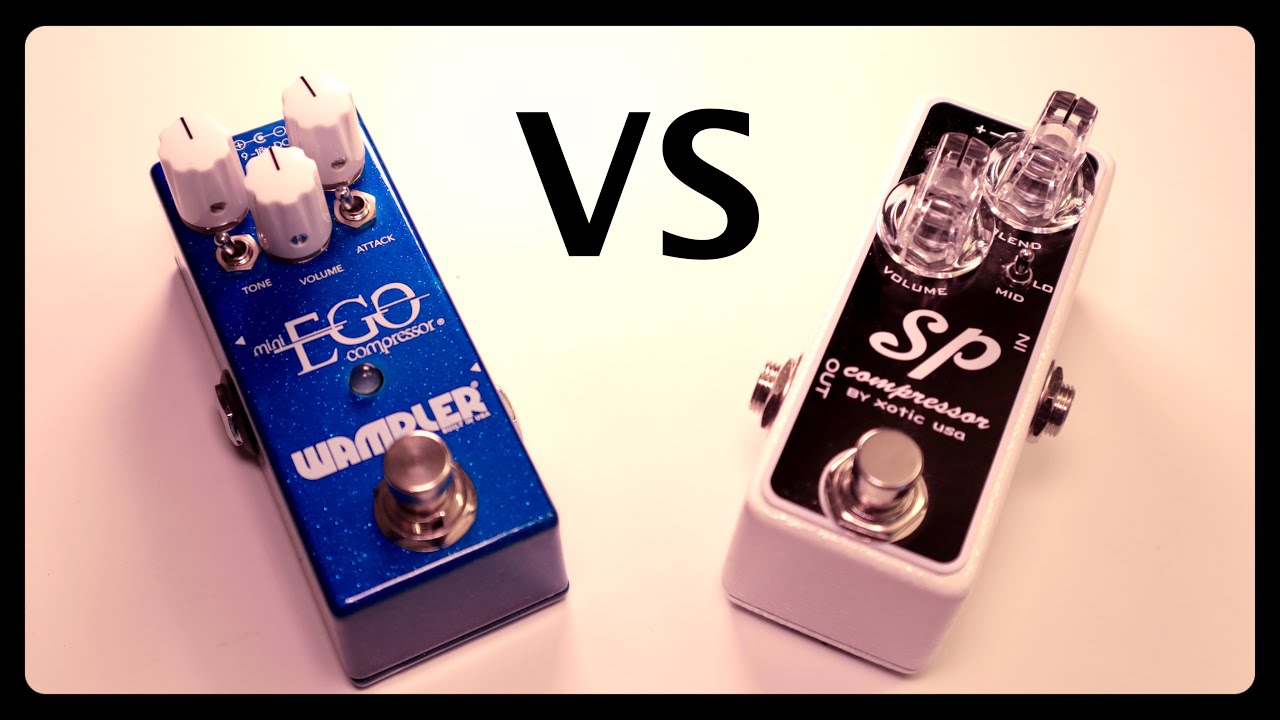 Wampler mini Ego compressor vs Xotic SP compressor (humboldt simplifier)