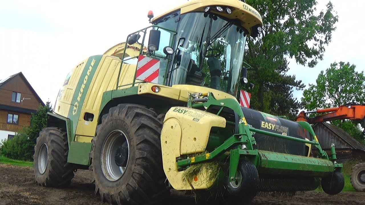 Sianokiszonka w rękaw z JohnDeere Team || 3x JohnDeere | Krone ||