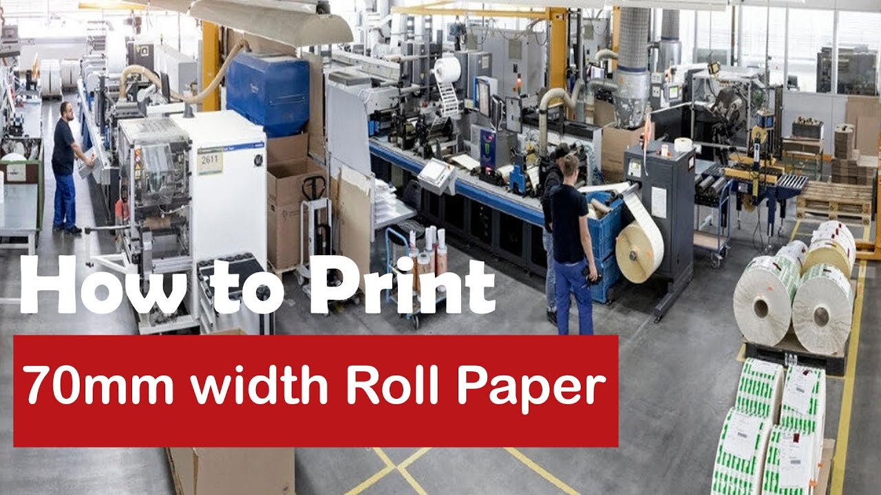 How to Make Roll Labels 70mm Width | SarsaPrint | Inkjet Roll Print System
