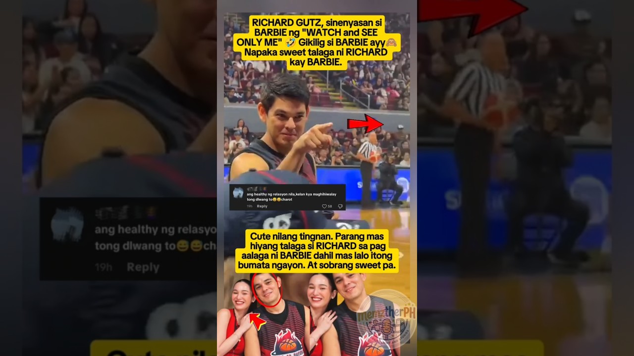 BARBIE IMPERIAL, very supportive GF kay RICHARD GUTZ!💖 Ang sweet ng mag couple #showbiz #shorts