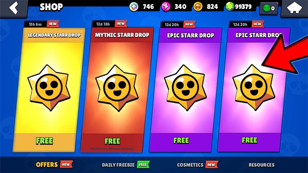NEW 🔥5 LEGENDARY STARR DROPS😱 FOR NEW BRAWLER BRAWL STARS UPDATE!!