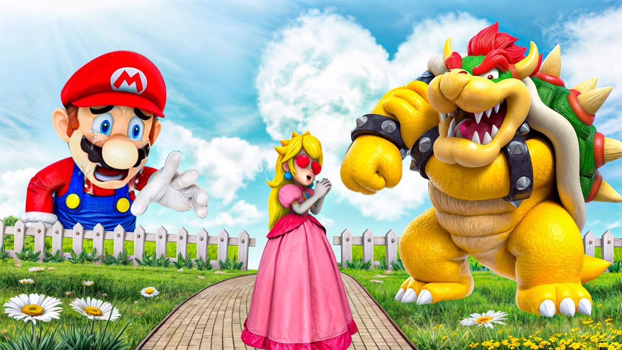 Peach Wants To Become Bowser's WIFE! Super Mario Odyssey Story