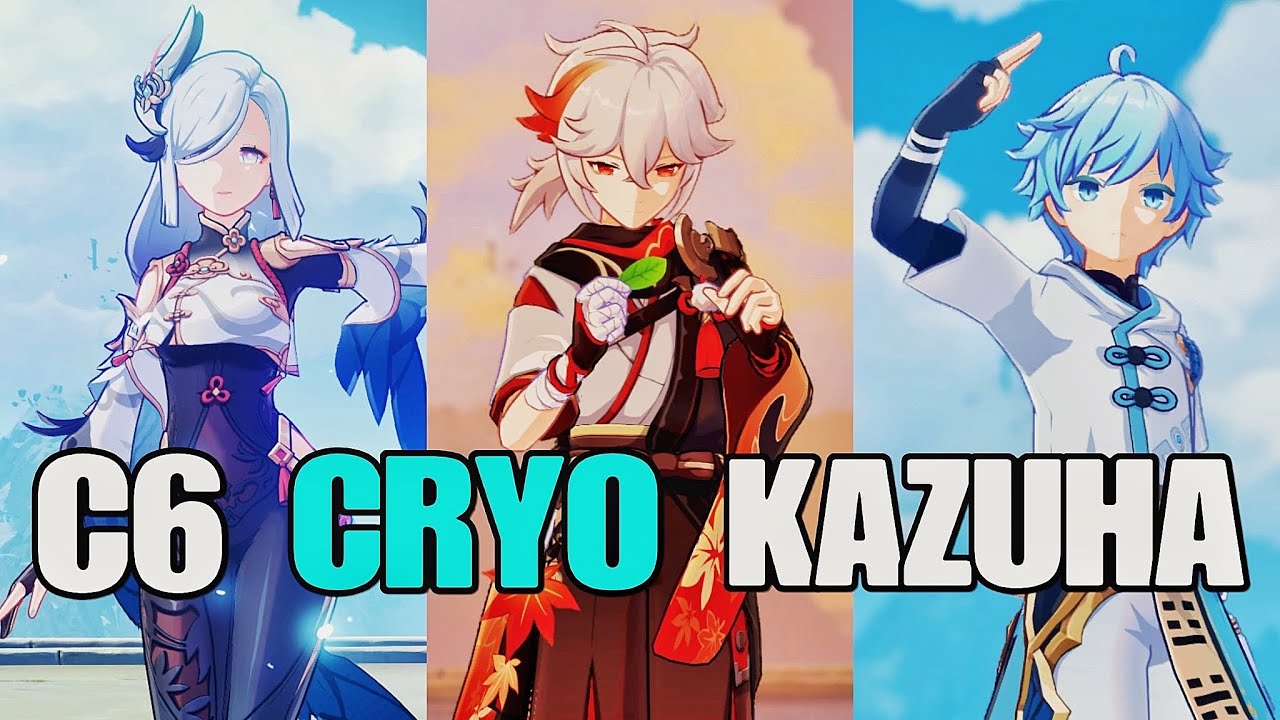 CRYO MAIN DPS C6 KAZUHA with SHENHE and CHONGYUN