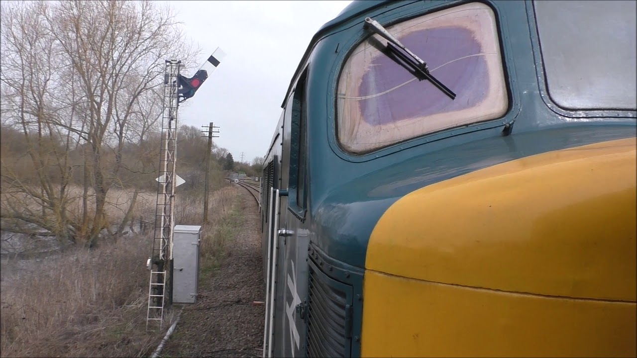 Class 45 45041 Front Window Thrash Compilation - NVR Diesel Gala 06/04/2018
