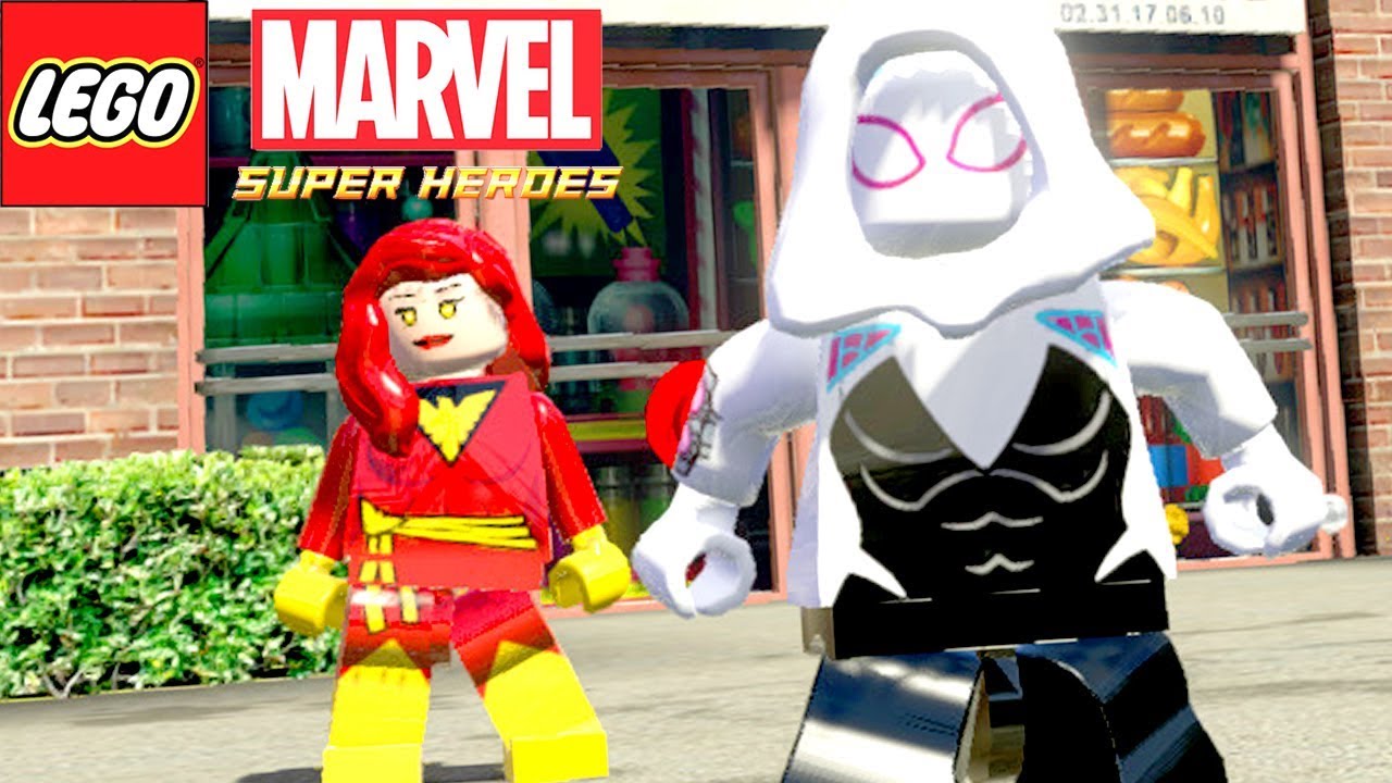 SPIDER-GWEN E FÊNIX NEGRA no LEGO Marvel Super Heroes EXTRAS #18