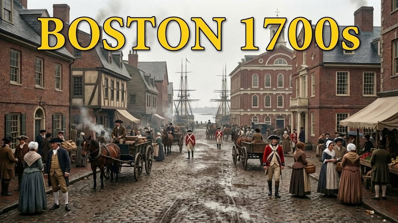 A Tour of Boston 1700s (AI Reconstruction)