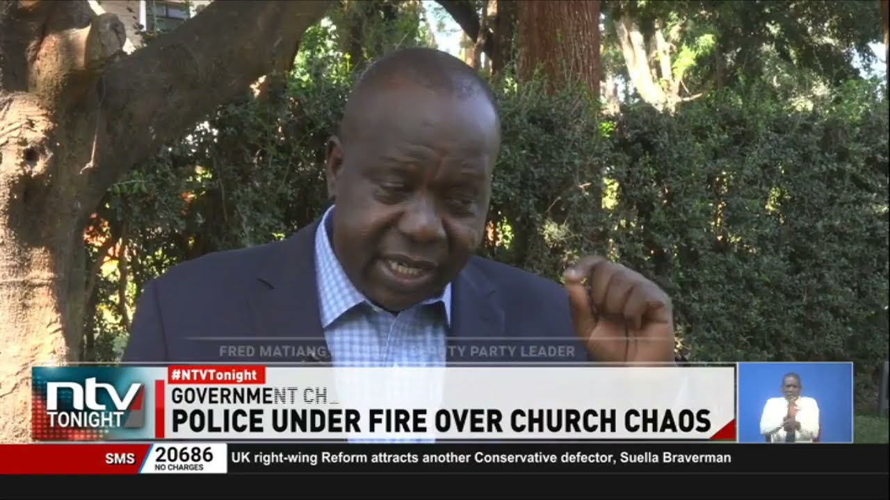 Police under fire over Othaya church chaos where Sunday worship service was disrupted by teargas