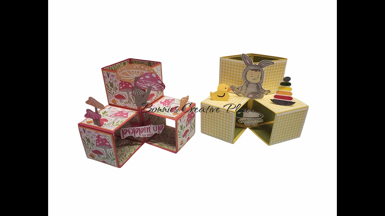 triple cube pop up card