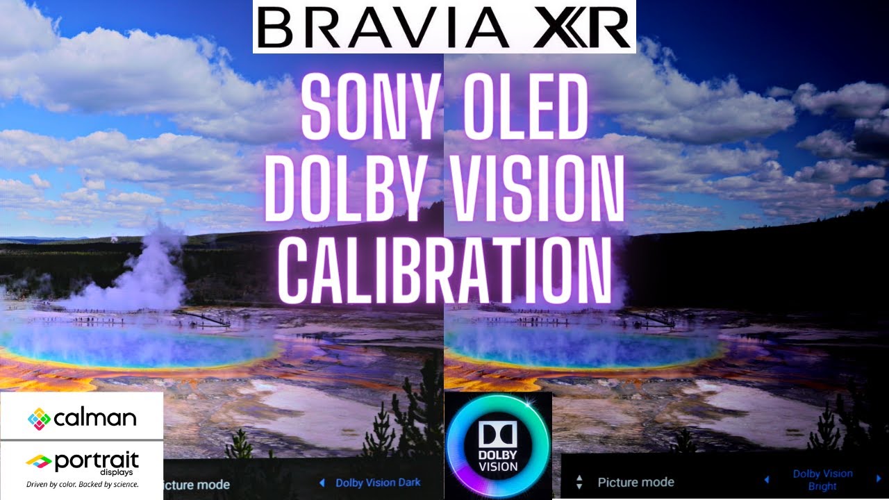 Sony A90J A80J OLED Dolby Vision White Point And Calibration : Dolby Dark vs Dolby Bright