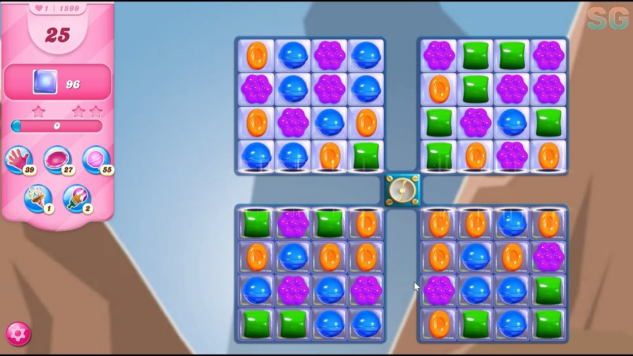 Candy Crush Saga Level 1599 (No Boosters)