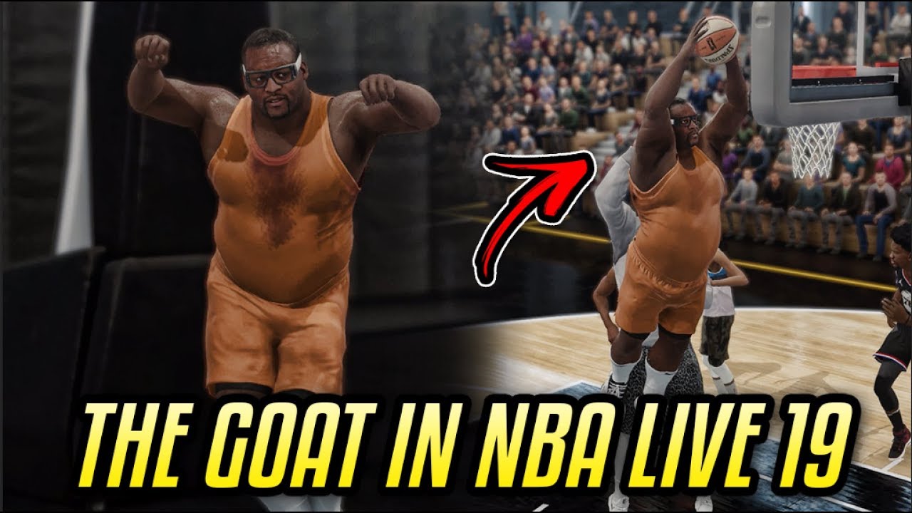 Я использовал Cream E Biggums в NBA Live 19, и он — величайший игрок...