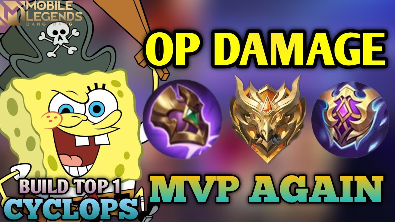 KERAS KUAT DAN BERDAMAGE🔥CYCLOPS BUILD TANK DAMAGENYA TERLALU BRUT4L | BEST BUILD CYCLOPS - MLBB