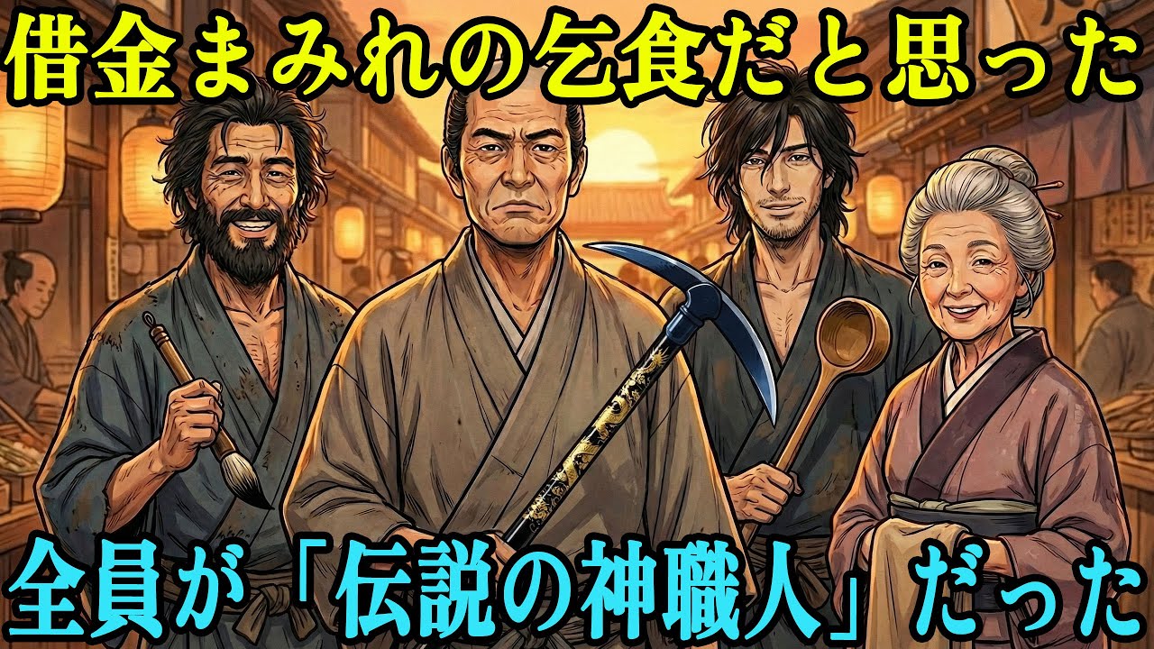 借金取りに行った若旦那、実は債務者全員が「伝説の職人」だったと判明  野談 | 野談 | 伝説 | 昔話 | 説話 | 民話