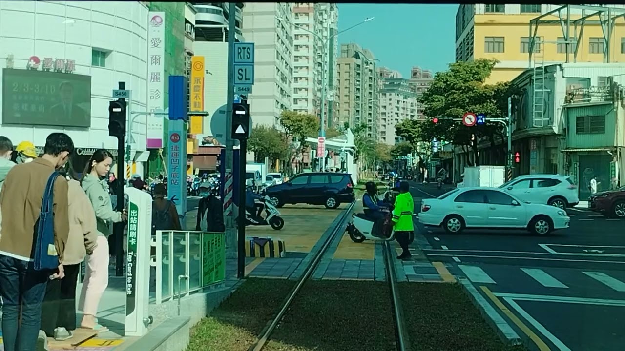 高雄環狀輕軌順時針全程路程景