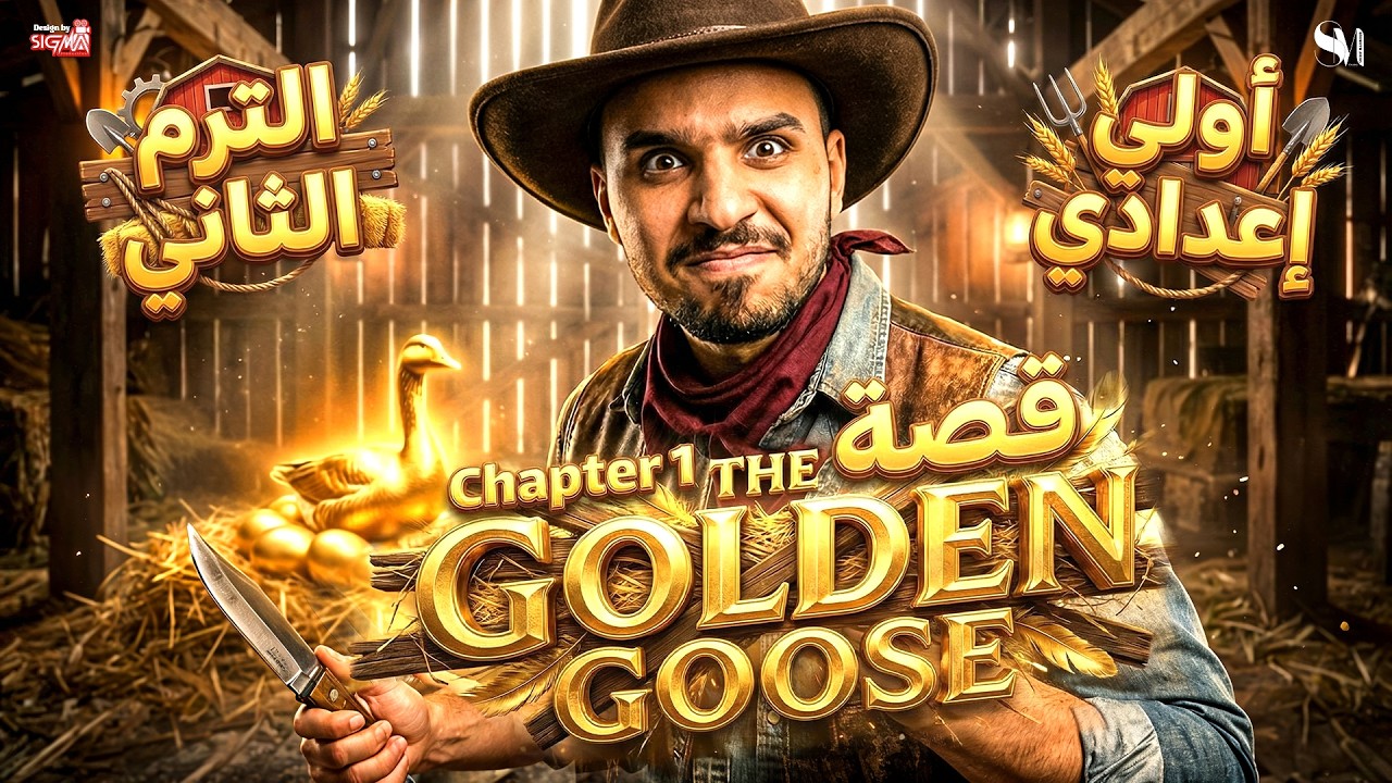 قصة اولى اعدادى ( THE GOLDEN GOOSE) | اللغة الانجليزية | شرح وحل chapter 1