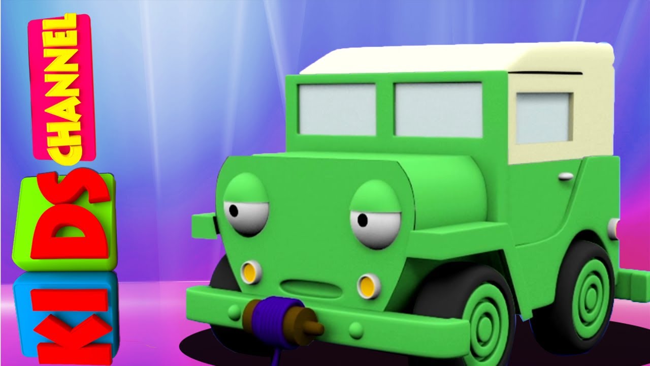 Kids channel | Jeep | 3D videos for children | street vehicles