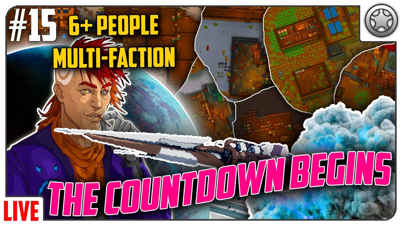 We Combine Forces & Battle To Build A Spaceship - Rimworld Multi-Faction #15