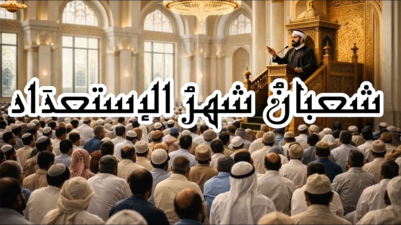 خطبة الجمعة 23/1/2026 بعنوان شعبانُ شهر الإستعداد 