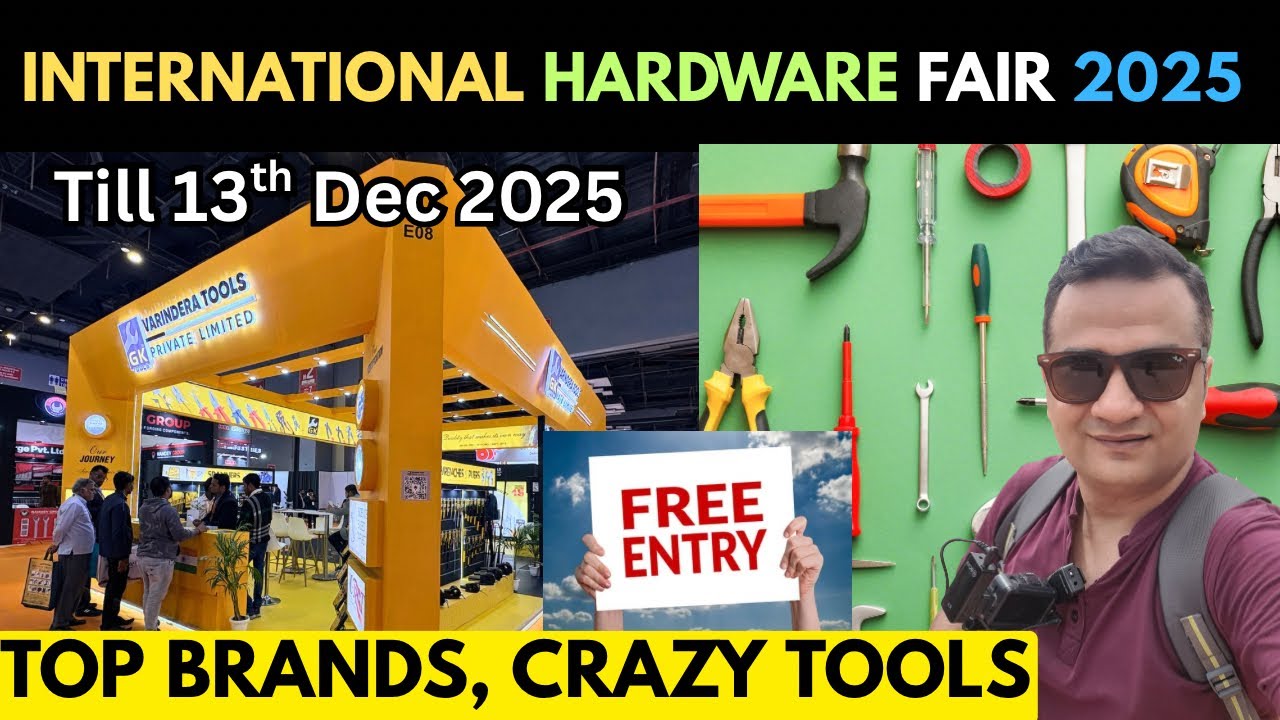 International hardware fair 2025 pragati maidan delhi / hardware expo 2025