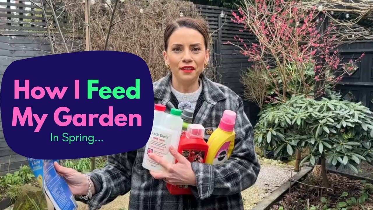 How I FEED MY GARDEN In Spring...