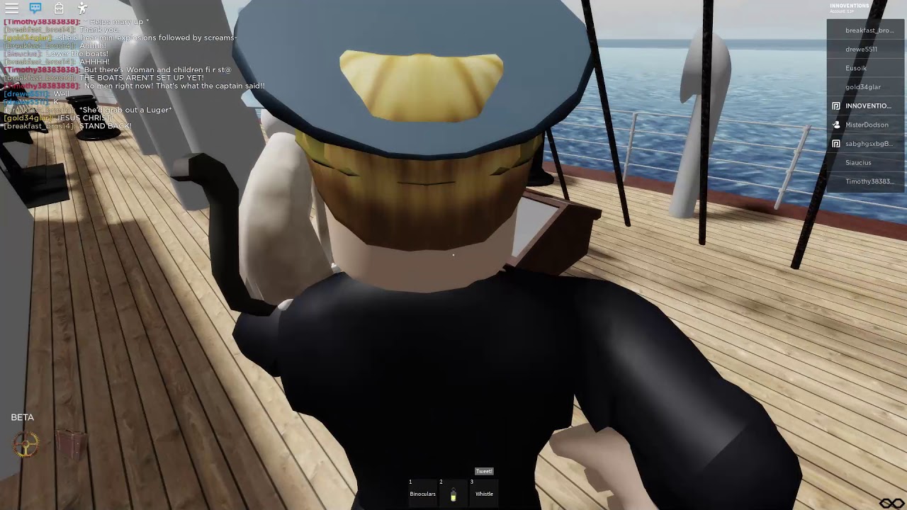 Largest Server! RMS Carpathia (1918) Sinking in Roblox
