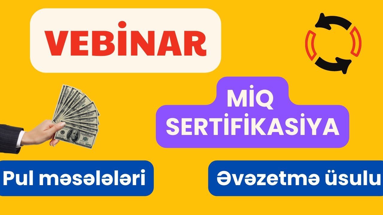 Vebinar: Pul məsələləri və əvəzetmə üsulu (model suallar)