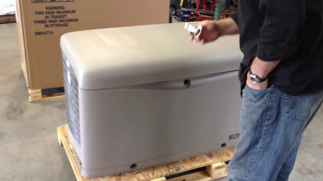 How to check oil on a Kohler 14kw & 20kW Generator
